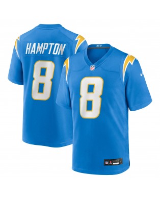 Omarion Hampton Los Angeles Chargers Nike 2025 NFL Draft First Round PickTrikot – Pulverblau