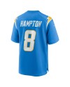 Omarion Hampton Los Angeles Chargers Nike 2025 NFL Draft First Round PickTrikot – Pulverblau