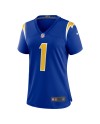 Quentin Johnston Los Angeles Chargers Nike Damen-Ausweichtrikot – Royal