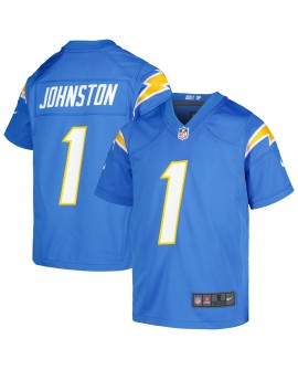 Quentin Johnston Los Angeles Chargers Nike Jugend-Spieler Trikot – Pulverblau