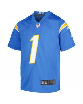 Quentin Johnston Los Angeles Chargers Nike Jugend-Spieler Trikot – Pulverblau