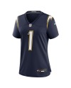 Quentin Johnston Los Angeles Chargers Nike Alternate Super Chargers Spieler Trikot für Damen – Marineblau