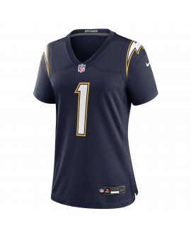 Quentin Johnston Los Angeles Chargers Nike Alternate Super Chargers Spieler Trikot für Damen – Marineblau