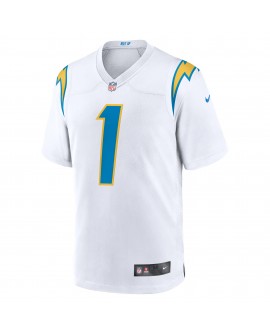Quentin Johnston Los Angeles Chargers Nike Auswärtsspieltrikot – Weiß