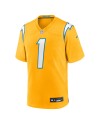 Quentin Johnston Los Angeles Chargers Nike Alternate Charger Power Spielspieler-Trikot – Gold
