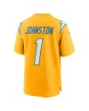 Quentin Johnston Los Angeles Chargers Nike Alternate Charger Power Spielspieler-Trikot – Gold