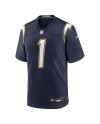 Quentin Johnston Los Angeles Chargers Nike Alternate Super Chargers Spielspieler-Trikot – Marineblau