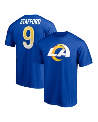 Matthew Stafford Los Angeles Rams Spieler Icon T-Shirt – Royal