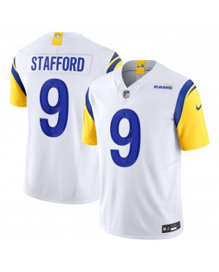 Matthew Stafford Los Angeles Rams Nike Vapor F.U.S.E. Limitiertes Trikot – Weiß