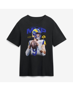 Matthew Stafford Los Angeles Rams 2025 NFL MVP T-Shirt – Schwarz