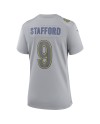 Matthew Stafford Los Angeles Rams Nike Atmosphere Fashion Game-Trikot für Damen – Grau