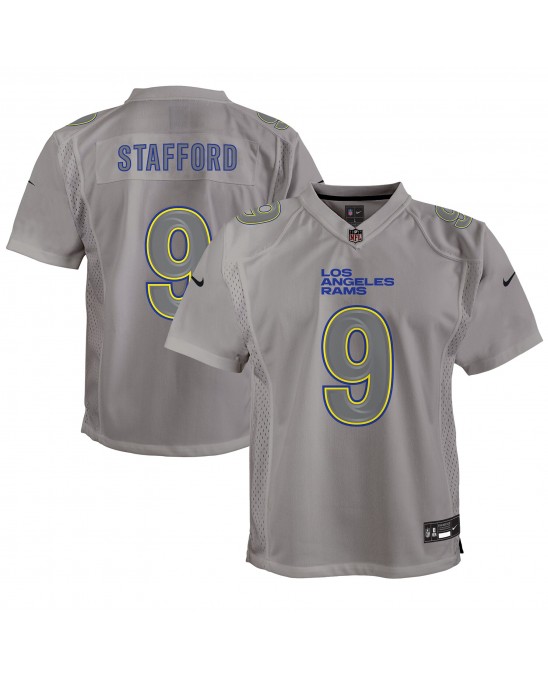 Matthew Stafford Los Angeles Rams Nike Jugend-Atmosphere-Spieler Trikot – Grau