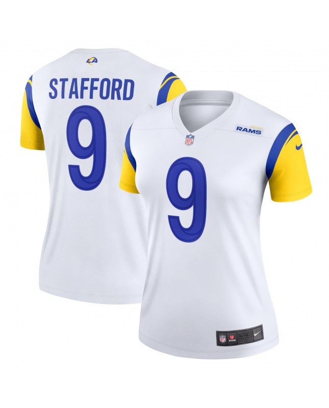 Matthew Stafford Los Angeles Rams Nike Alternate Legend Spieler Performance-Oberteil für Damen – Weiß
