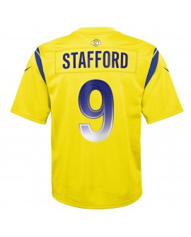 Matthew Stafford Los Angeles Rams Nike umgekehrtes Spieler Trikot für Jugendliche – Gold