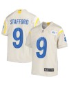 Matthew Stafford Los Angeles Rams Nike Jugend-Spieler Trikot – Creme
