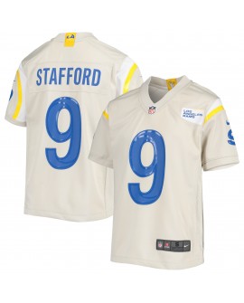 Matthew Stafford Los Angeles Rams Nike Jugend-Spieler Trikot – Creme