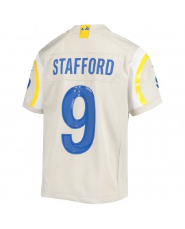 Matthew Stafford Los Angeles Rams Nike Jugend-Spieler Trikot – Creme