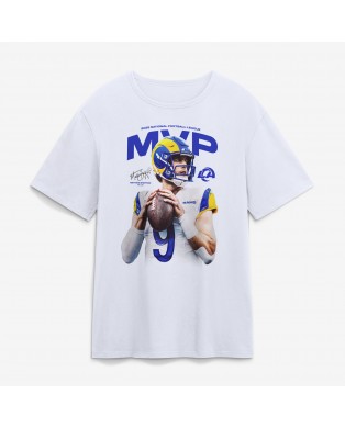 Matthew Stafford Los Angeles Rams 2025 NFL MVP T-Shirt – Weiß