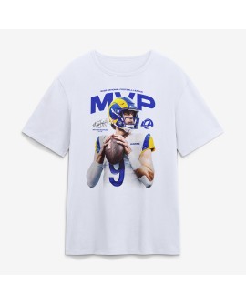 Matthew Stafford Los Angeles Rams 2025 NFL MVP T-Shirt – Weiß