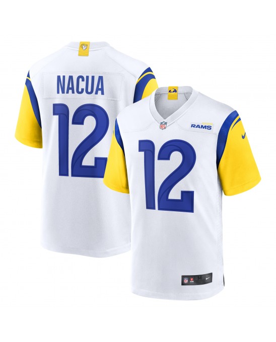 Puka Nacua Los Angeles Rams Nike Spiele-Trikot – Weiß
