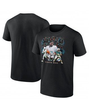 Tyreek Hill Miami Dolphins Notorious Spieler Grafik-T-Shirt – Schwarz