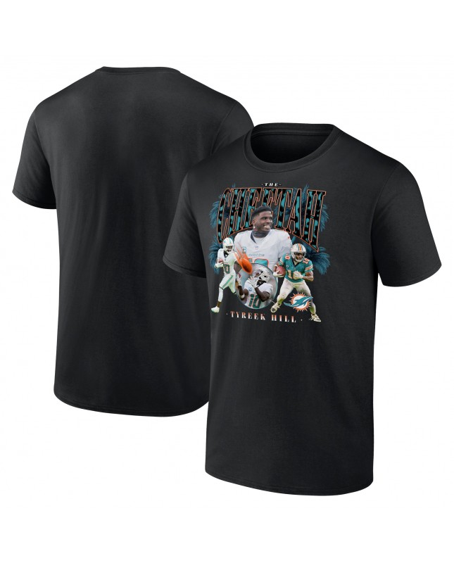 Tyreek Hill Miami Dolphins Notorious Spieler Grafik-T-Shirt – Schwarz