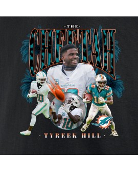 Tyreek Hill Miami Dolphins Notorious Spieler Grafik-T-Shirt – Schwarz