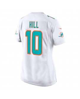 Tyreek Hill Miami Dolphins Nike Damen-Spielertrikot – Weiß