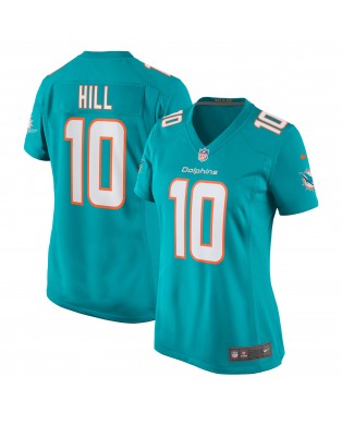 Tyreek Hill Miami Dolphins Nike Damen-Spielertrikot – Aqua