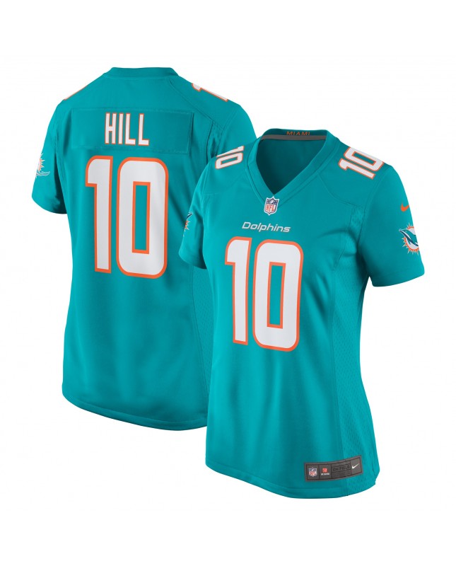Tyreek Hill Miami Dolphins Nike Damen-Spielertrikot – Aqua