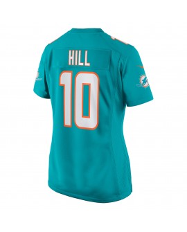 Tyreek Hill Miami Dolphins Nike Damen-Spielertrikot – Aqua