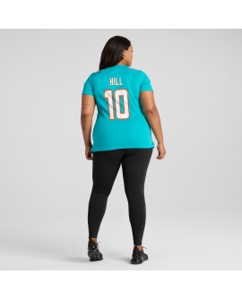 Tyreek Hill Miami Dolphins Nike Damen-Spielertrikot – Aqua