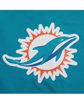 Tyreek Hill Miami Dolphins Pro Standard Mesh Button-Up Baseball-Trikot – Aqua