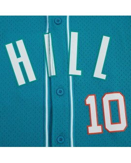 Tyreek Hill Miami Dolphins Pro Standard Mesh Button-Up Baseball-Trikot – Aqua
