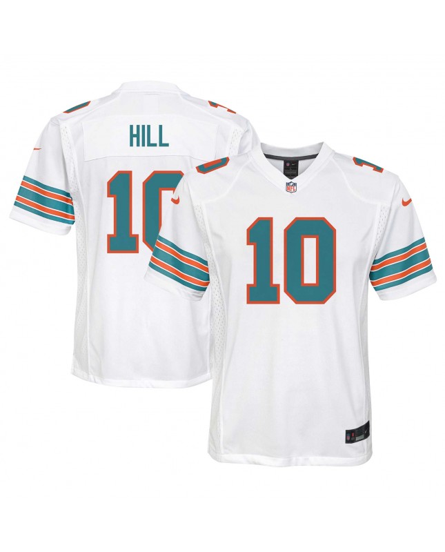 Tyreek Hill Miami Dolphins Nike Jugend-Spieler Trikot – Weiß