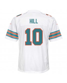 Tyreek Hill Miami Dolphins Nike Jugend-Spieler Trikot – Weiß