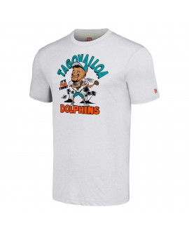 Tua Tagovailoa Miami Dolphins Homage Unisex Cartoon Spieler Tri-Blend T-Shirt – Ash