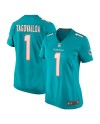 Tua Tagovailoa Miami Dolphins Nike Damen-Spieler Trikot – Aqua