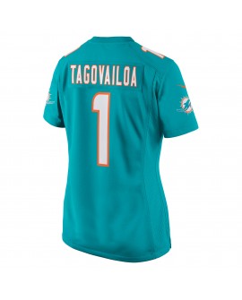 Tua Tagovailoa Miami Dolphins Nike Damen-Spieler Trikot – Aqua