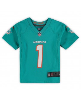 Tua Tagovailoa Miami Dolphins Nike Spieler Trikot für Kleinkinder – Aqua
