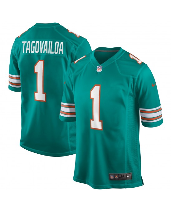 Tua Tagovailoa Miami Dolphins Nike Alternatives Spieler Trikot – Aqua