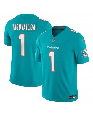 Tua Tagovailoa Miami Dolphins Nike Vapor F.U.S.E. Limitiertes Trikot – Aqua