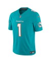 Tua Tagovailoa Miami Dolphins Nike Vapor F.U.S.E. Limitiertes Trikot – Aqua