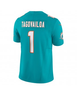 Tua Tagovailoa Miami Dolphins Nike Vapor F.U.S.E. Limitiertes Trikot – Aqua