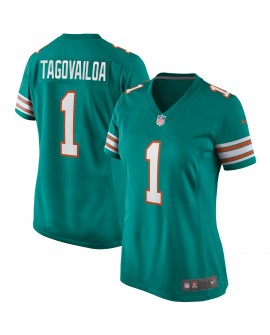 Tua Tagovailoa Miami Dolphins Nike Damen-Ausweichtrikot – Aqua