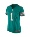Tua Tagovailoa Miami Dolphins Nike Damen-Ausweichtrikot – Aqua