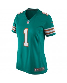 Tua Tagovailoa Miami Dolphins Nike Damen-Ausweichtrikot – Aqua