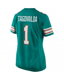 Tua Tagovailoa Miami Dolphins Nike Damen-Ausweichtrikot – Aqua