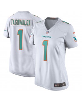 Tua Tagovailoa Miami Dolphins Nike Damen-Spieler Trikot – Weiß