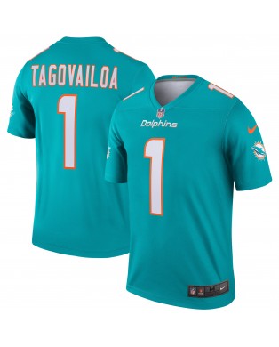 Tua Tagovailoa Miami Dolphins Nike Legend Spieler Performance Top – Aqua
